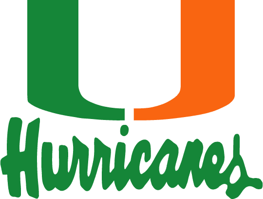 Miami Hurricanes 1979-1999 Wordmark Logo iron on transfers for T-shirts